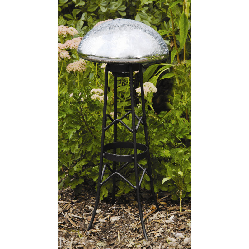 Kircher Glass Garden Statue, Silver