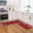 Kamilla Polyester Non-Skid Kitchen Mat