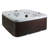 Lifesmart Spas LS600DX 230 Volt 7-Person 65-Jet Square Hot Tub with Ozonator