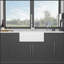Évier de cuisine 28 blanc 28 po - Cuvette simple en céramique avec évier de cuisine et grille inférieure 28 po