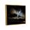 «Witch Flying By Moon» encadré sur bois par Susan Ball, impression