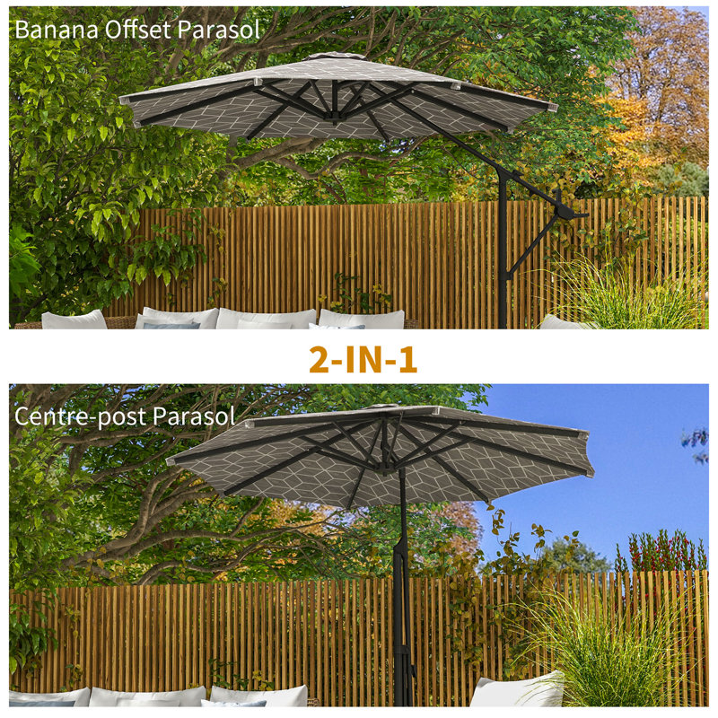 Breaja 292cm Cantilever Parasol