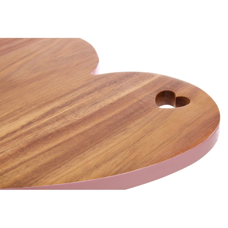 Abagail Wood Chopping Board, Pink