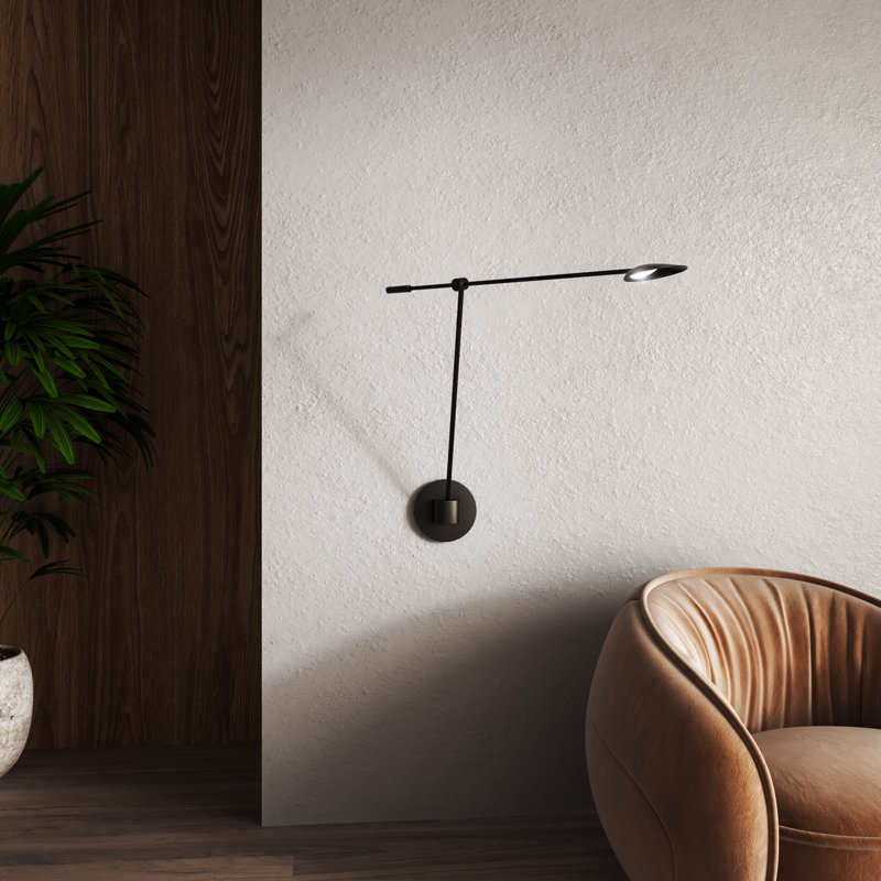Rotaire Aluminum LED Swing Arm Sconce