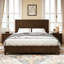 Base de lit en bois massif