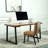 Walnut Rectangular Solid Wood Writing desk-1193662305