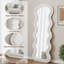 Miroir blanc crème