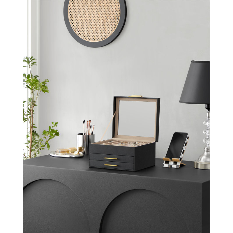 Betzy Jewellery Box +, Graphite Black