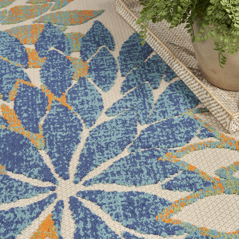 Tapis intérieur / extérieur Amayiah, Rectangle 9 pi x 12 pi