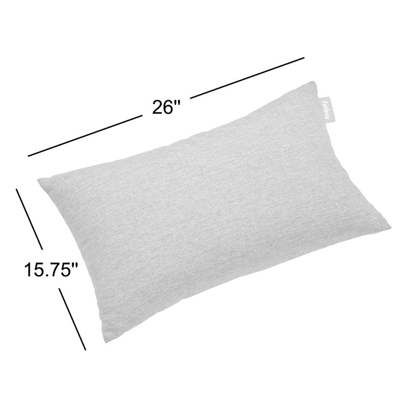 King Outdoor Pillow, Rock Gray