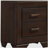 Copper Dark Cocoa 2-Drawer Rectangular Nightstand