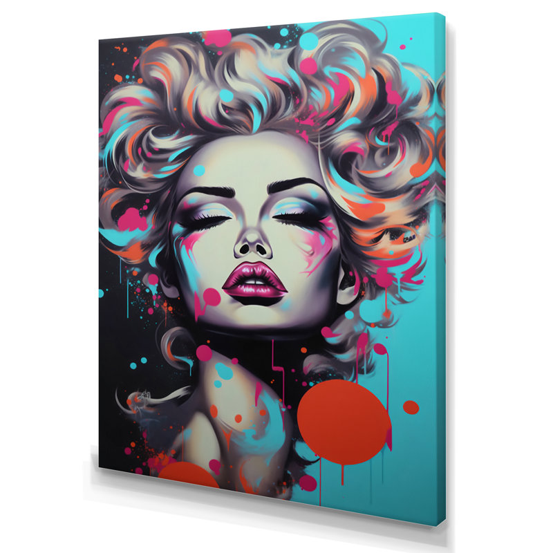 Personnage rétro IV, impression sur toile, Toile tendue, L 12 po x H 20 po