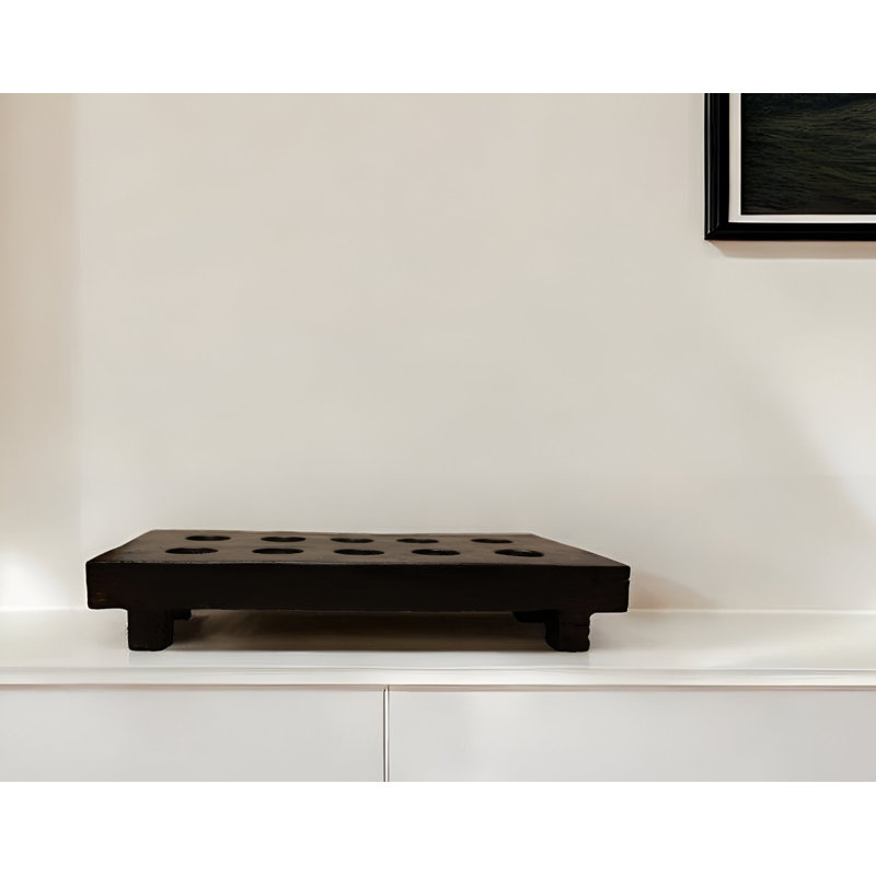 1.5'' H Solid Wood Tabletop Dish