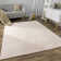 Soft Area Rug with Cozy High and Low Effect in Solid Colors