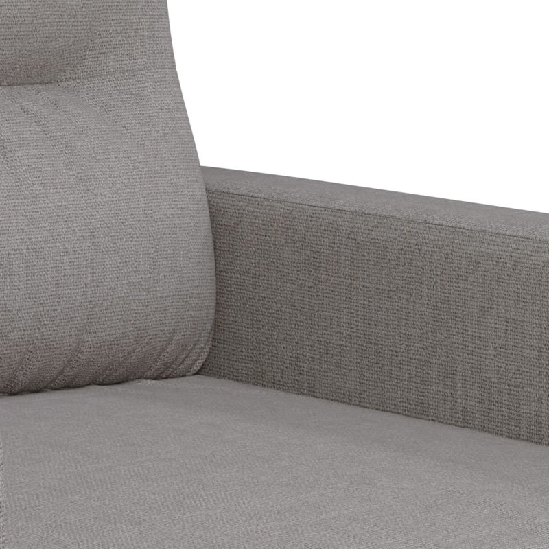 Melan Upholstered Armchair, Light Gray 