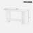 Vintage Console Table With T-leg Design And 2-tier Structure-678157225