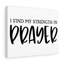 Strength In Prayer - Wrapped Canvas Print-681156387