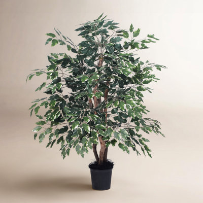 48'' Faux Ficus Tree in Pot Liner