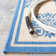Burnell Linden 100 Performance Geometric Indoor/Outdoor Area Rug