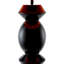 Lampe de table CDJ Dionne finition noire piano avec abat-jour-343591752
