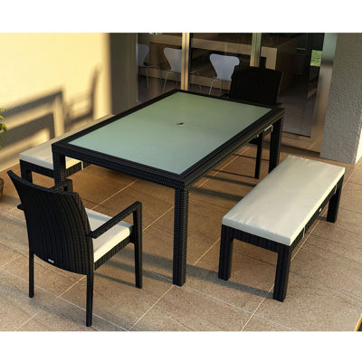 Ensemble repas 5 pièces avec coussins Subrern