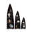 Keasal 77'' H x 21.5'' W Solid Wood Boat Bookcase-671660532