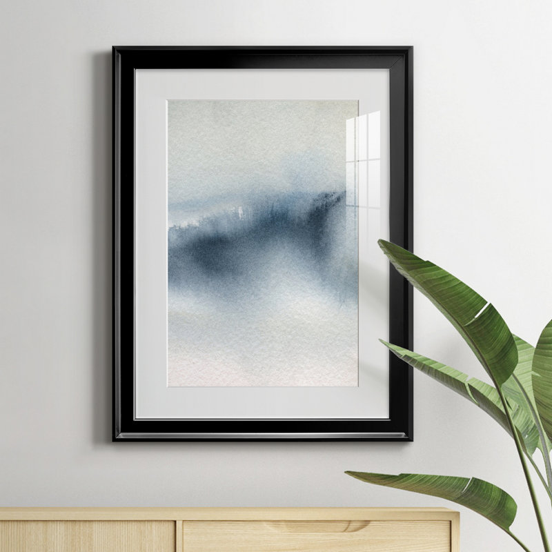 Summer Rain I - peinture encadrée, Noir, H 18,5 po x l 24,5 po x P 1,5 po