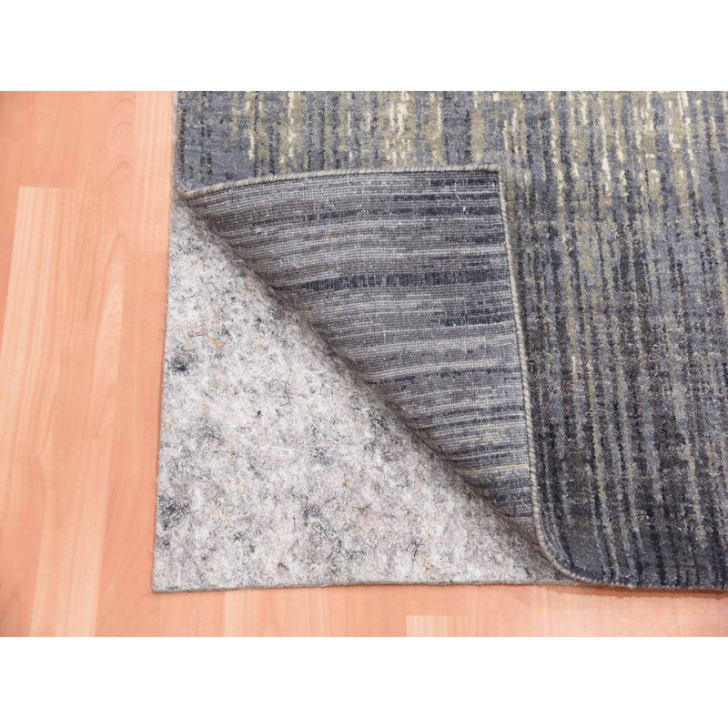 Tapis de couloir gris nouvel âge en laine 2 pi 6 po x 6 pi 4 po Wytse