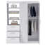 Armoire Rekisha Rumanu, 3 tiroirs, largeur x 59,1 po