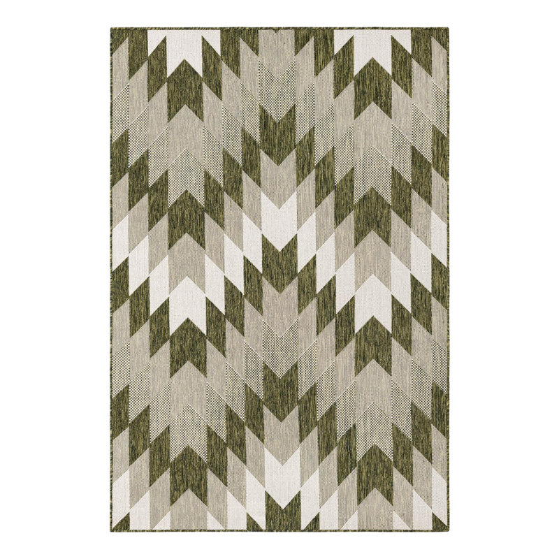Blox Hower Indoor/Outdoor Area Rug, Rectangle 5'3" x 8'