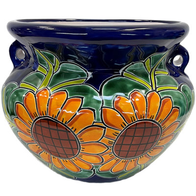 Jaydaliz Glazed Pot Planter