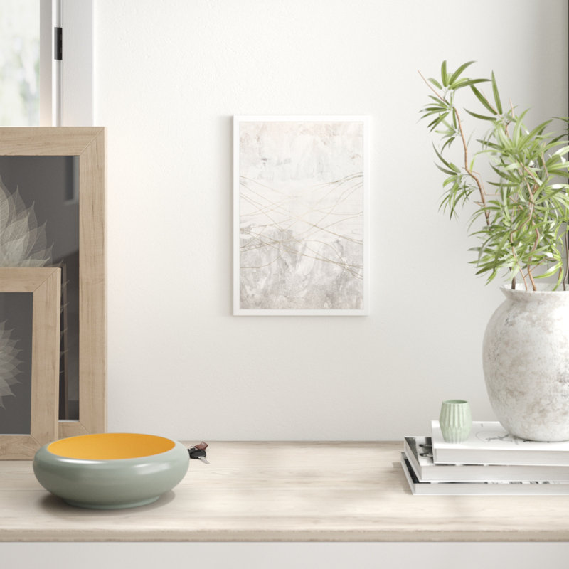 « mid century thread », impression, H 26 po x l 18 po x P 0,5 po, Cadre blanc