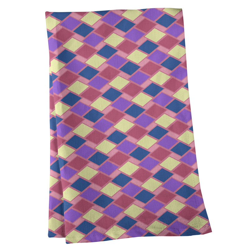 Mcguigan Tea Towel Kitchen Towel, Cotton Twill, Pink/Yellow