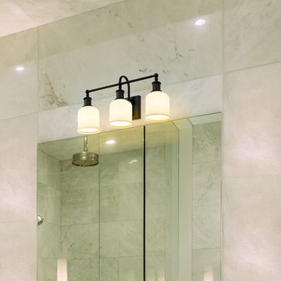 Cecere 3-Light Dimmable Steel Vanity Light