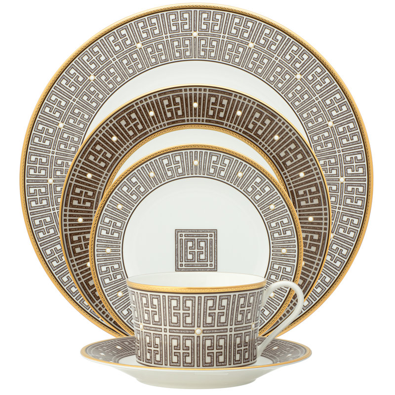 Noritake Infinity 5-Piece Place Setting, Service For 1, Bronze