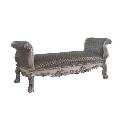 Banc rembourré en simili cuir Khune