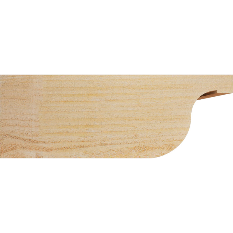 Queue de chevron Del Monte, Douglas, 6"H x 6"W x 16"L