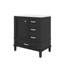 Ensemble de meuble-lavabo moderne 30 po avec 3 tiroirs à fermeture silencieuse et plateau amovible-1268346305-1268346304