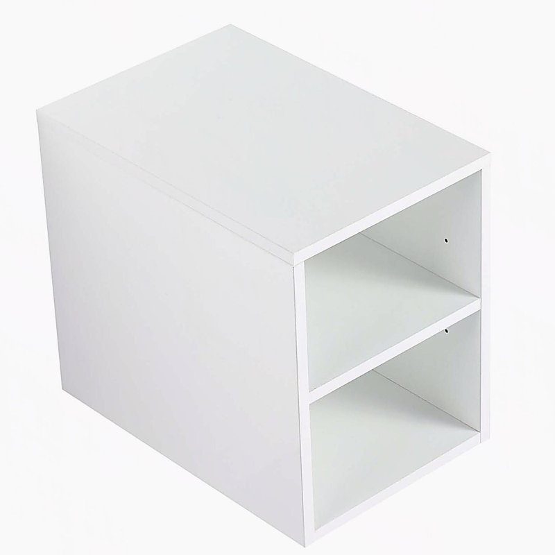 Petites tablettes de rangement murales de 12 pouces, convenant à une petite salle de bain, blanc brillant, Blanc
