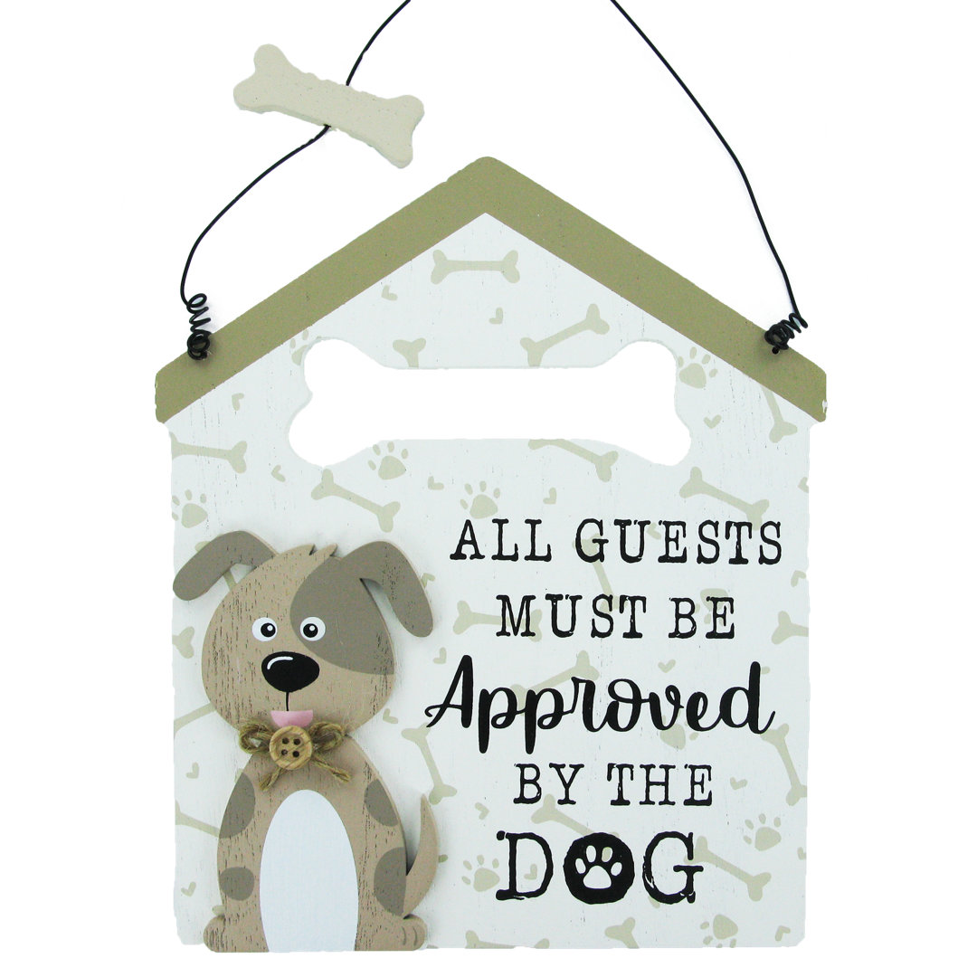 Button Dog Wall Décor