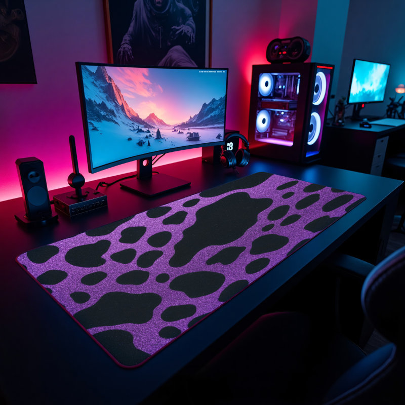 Polyester Desk Pad, 14.4x12.1