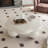 35" Cream Cloud Shaped Coffee Table