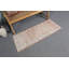 Tapis de porte turc rétro avec motif floral doux pour un hall d'entrée confortable et une décoration rustique