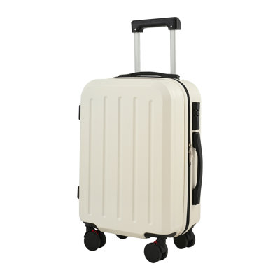 20-Inch Travel Suitcase with Combination Lock