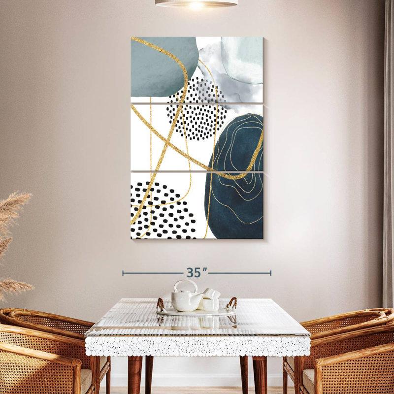 Avery Shapley Blue VI, 65" H x 42" W
