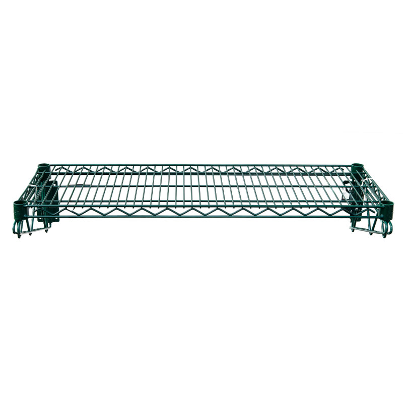 Tablette murale verte en fil époxy H 54 po x l 21 po, H 54 po x l 21 po
