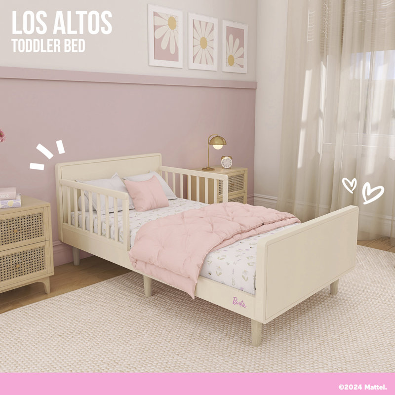 Barbie Los Altos Toddler Bed, Vanilla Cream