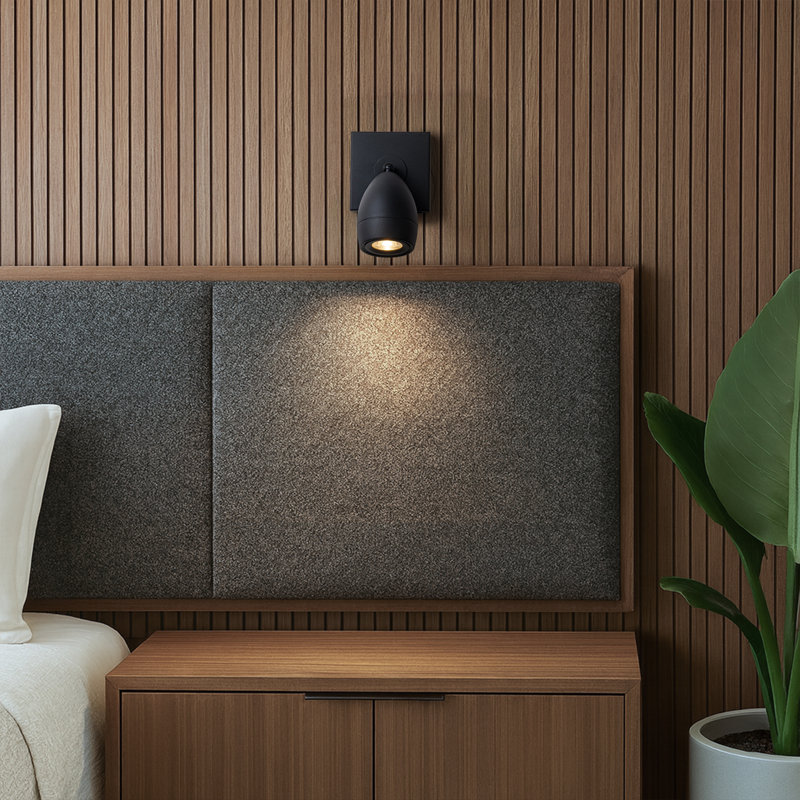 Applique murale moderne sans fil moderne USB à DEL avec télécommande tactile et réglable, réglable et réglable en continu