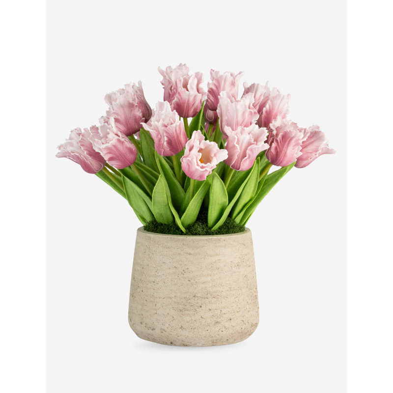 Artful Interiors Realtouch Arrangement de tulipes