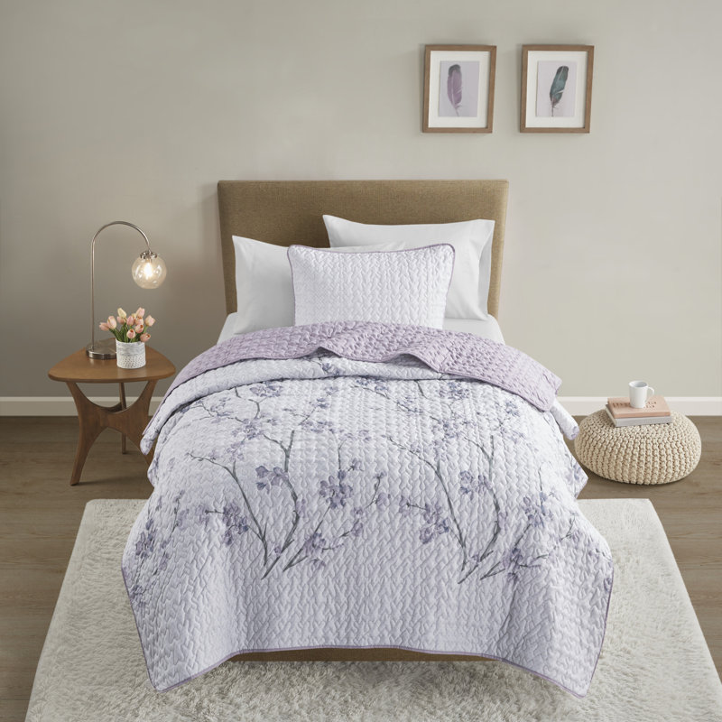 Kate Floral Coverlet Set